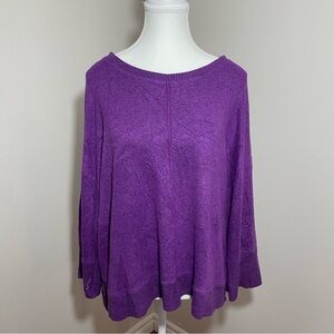 Habitat Women's Deep Purple Sweatshirt medium